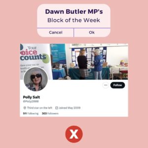 Dawn Butler Instagram - This racist woman, Polly Salt, whose profile indicates she's a @canalrivertrust volunteer, wants me to leave the country.

This is also my country! I'm a Londoner born and bred! #BlackHistoryMonth seems to trigger people and bring out their true colours!

My Block of the Week. #ButlerBlocks