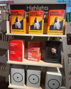 Dawn Butler Instagram - Seeing my debut book in a bookstore window for the very first time! Pinching myself – the pride is overwhelming. ☺️ Couldn't resist popping in to @foylesforbooks in Charing Cross and autographing a few copies. Get yours before they fly off the shelves! #APurposefulLife