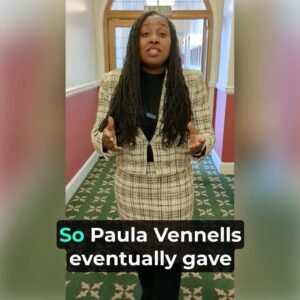 Dawn Butler Instagram - Paula Vennells finally handed back her CBE.

But no word on the estimated £3 million "performance" related bonuses she received!

Don't you agree it's time she made a sizeable donation to the sub-postmasters fund? #PostOfficeScandal