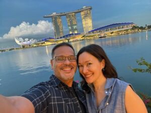 Deanna Yusoff Instagram - After more than 2 years, reunited! 

#singapore
#oldfriends
#cantravel
#marinabaysands 
#sunset
#catchingup 
#menarilah