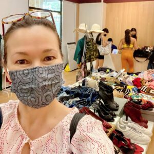 Deanna Yusoff Instagram - Once again, I had an amazing time at Cloop Fashion Swap. I brought 10 of my own pre-loved clothes in exchange for 10 new pre-loved items. Great way to refresh my wardrobe without killing the planet with waste. It’s definitely a shopping experience worth considering! ❤️❤️❤️

Thank you @jsmntuan and team for making this happen! 

@cloop.sg
@city_sprouts 
#preloved 
#sustainablefashion 
#fashionwaste 
#newwardrobe 
#sunday 
#recycle 
#fashion
#secondhandseptember 
#loveourplanet 
#singapore 
#deannashops 
#actress
#singer