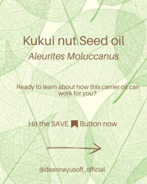 Deanna Yusoff Instagram - Kukui nut, also known as Aleurites Moluccanus, Buah Keras, Kemiri or Candlenut, is a type of nut that is commonly found in Southeast Asia, including Malaysia. It has been a delicious cooking ingredient for centuries but it's also magical when used as part of skin care and haircare.
 
Kukui Nut oil (Carrier Oil) is extracted from the nuts and has been used for centuries in traditional remedies. With its combination of essential fatty acids and vitamins E and A to soothe irritated skin, soften and moisturize dry patches and even out tone. It is also believed to have anti-inflammatory and antimicrobial properties, which may make it useful for treating skin conditions like eczema, psoriasis, and acne. This ancient Malaysian secret might just be the best kept beauty trick still. No wonder I'm using Kukui oil all the time in my formulations...it would make our grandmas proud!
 
#kukui #kukuinuts #kukuinutoil #aleuritesmoluccanus #kemiri #buahkeras #candlenutoil #malaysia #holisticskincare #singapore #naturalskincare #skinhealth #ingredient #complexion #skincareingredient #carrieroilsforskin #lightoil #carrieroils #coldpressed #psoriasis #certifiedformulator #edelbotanica #deannacreates #deannaformulates #actress