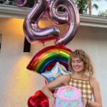 Debby Ryan Instagram - I turned 30 this summer, here are some of the birthday cakes of my 20s — Guess which one had my name spelled with an “ie” (classic) and then my friends rearranged the icing and guess which one my mom made 🏡