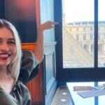 Debby Ryan Instagram - night at the musee celebrating David Yurman & the beautiful work they’re doing to restore the statuary in the Jardin des Tuileries ✨💫 Louvre