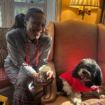 Deborah Roberts Instagram - May your joy overflow in unexpected ways. Merry Christmas from our home to yours. #merrychristmas
