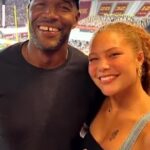 Deborah Roberts Instagram - This is the face of a young warrior. Isabella Strahan showed us what true courage is today when she shared her painful journey … battling a brain tumor @goodmorningamerica . No one in the building could look away as she and dad @michaelstrahan captured hearts everywhere with their breathtaking story of love and determination. Proud of them both. Sending #prayers for #strength and #recovery for beautiful Isabella and her family.