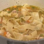 Deborah Roberts Instagram - Sunday soup. Baby, its cold outside. #soup #yum @harlemtoilegirl. (Admittedly, I overdid it with noodles).