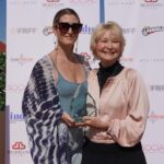 Dee Wallace Instagram - So beyond honored to have been awarded “Women of Influence” award by Heartlands Films and @susanpvicory at the Women Filmmakers Showcase for my contribution in the industry and world at large. I am so touched. And to be surprised by having my daughter present it was icing on the cake! #womeninfilm