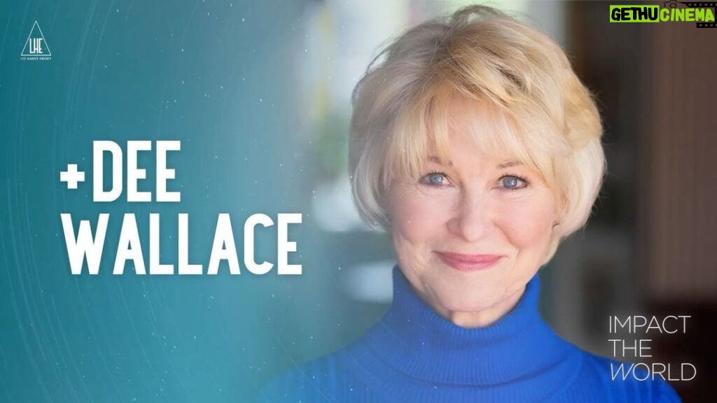 Dee Wallace Instagram - Watch the full episode at leeharrisenergy.com I had such an amazing time with @leeharrisenergy 💜