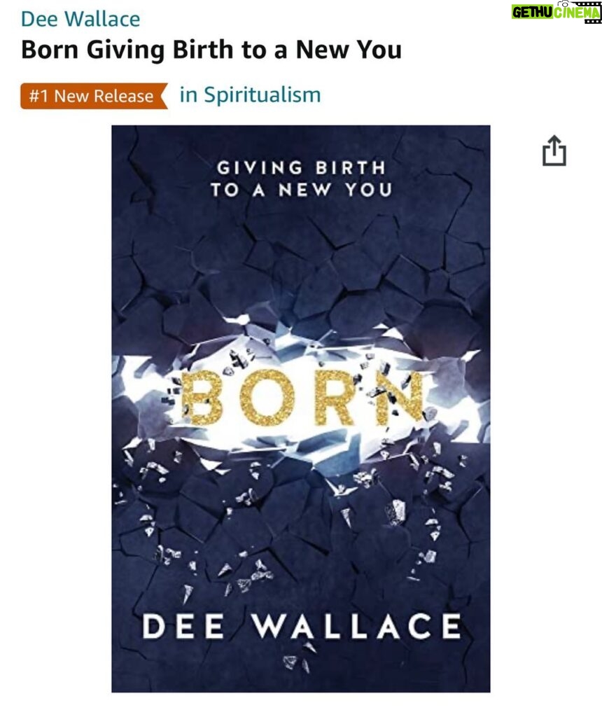 Dee Wallace Instagram - IT’S HERE! BORN - Giving birth to a new you, is not officially available. This book is my gift to you—a way to learn how to change your life, create your wildest dreams, & take your power back. So…are you ready to change your life? Now available on Amazon or link in my bio. 📚 #bornbook #born #deewallace #nowavailable