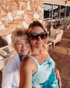 Dee Wallace Instagram - Had the most wonderful time at @civanaresort 🤍

If you visit our faves were:
•Cranialsacral Massage with Jane 
•Floating Meditation 
•The Spa (amenities are amazing) 
•Sound Healing 

The food has been incredible—it was so nice to have so many healthy options for Grandma, Mom, & Baby. 

Thank you for a wonderful GrandmaMoon #civana 🫶🏼🩵🌙