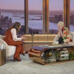 Dee Wallace Instagram - My heart was so touched visiting @drewbarrymore on her show. She has such a genuine love that emanates out to everyone. A real ❤️ experience! See our reunion on @thedrewbarrymoreshow today. #et #anniversary #drewbarrymore