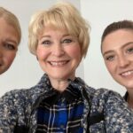 Dee Wallace Instagram - Teamwork makes the dream work! My co-stars, make-up artists, and fabulous 2nd AD on my romcom. Having too much fun!