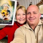 Dee Wallace Instagram - With my director Richie and the poster for my new movie The Legend of Catclaws Mountain. #comingsoon