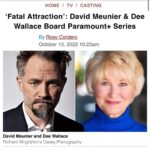 Dee Wallace Instagram - Coming to your TVs soon…🙃🎬 #fatalattraction