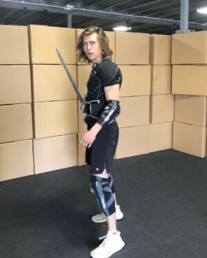 Dempsey Bryk Instagram - stunts ⚔️