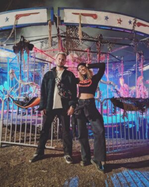 Dennis Jauch Instagram - Spooky Season 👻 Is our favorite season 🦇 @lahauntedhayride #LAHauntedHayride