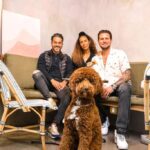 Dennis Jauch Instagram - Picking new finishes for our second location of @coffeeandplantsla coming later this fall. Biscotti clearly having final say #CoffeeAndPlantsLA Studio City, CA