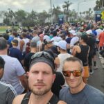 Dennis Jauch Instagram - Decided to run the #santamonicaclassic 10k today in preparation for next week's triathlon. Glad I'm able to share this experience with my new training partner @eventuelt83 . Been doing these races totally solo for the past 10years so to be able to find another maniac that thinks alike is priceless. Today was a great race and I'm charged for next weekend 🙏🏻💥 Santa Monica Classic