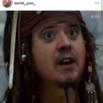 Denys Rodnianskyi Instagram - Покорили моё сердце❤️😄 Спасибо, @serial_pos_ , я - фан этого кино #piratesofthecaribbean #денисроднянский