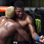 Derek Brunson Instagram - Happy anniversary Son Mar20.2021 Derek Brunson ends the winning streak of Kevin Holland, when he defeats him by unanimous decision @trailblaze2top . I’m so proud of you after your last win. Sorry we couldn’t be twinning in the wins . Soon ! Sincerely Dad Houston, Texas