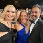Derek Muller Instagram - Great to be reunited with @karliekloss and YT CEO @susanwojcicki at the #breakthroughprize this year!