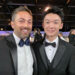 Derek Muller Instagram - Hanging out with the winner of the Breakthrough Junior Challenge, Jeffrey Chen. Did a great job of explaining neutrino astronomy. He’s one to watch! Hangar One