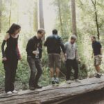 Derek Muller Instagram - How many Youtubers can you get jumping on a log? #tbt to 2012