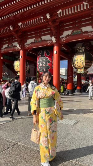 Devi Kinal Putri Instagram - lincah dengan kimono #kimono #asakusa