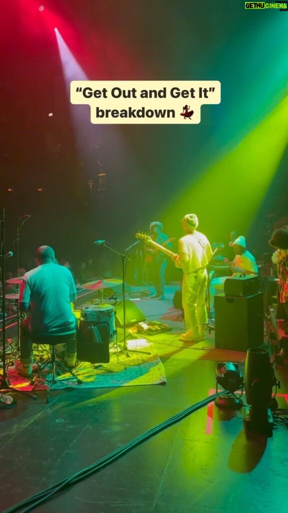 Devon Gilfillian Instagram - “Get Out and Get It” solo section featuring @dkthedrummer on kit, @chanceyland on bass, and @feltydrums18 on perc - at our sold out Chicago show with @mymorningjacket ❤️ Chicago Theater