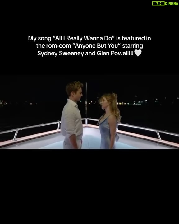 Devon Gilfillian Instagram - If you’ve seen @anyonebutyoumovie, you might have caught my song “All I Really Wanna Do” during the boat scene 🙏🏾🤍😋