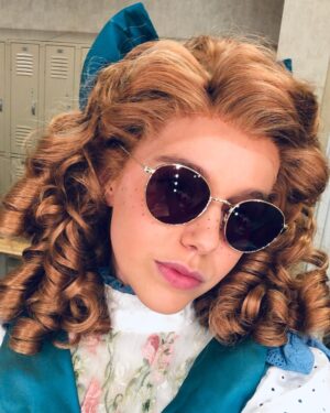 Devon Hales Instagram - More theâtre? The character I was rehearsing while we shot eps. 8/9/10, and performed after we wrapped. The Nether 🤖👄🐰🪓 for Theater Emory.