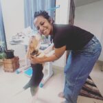 Dhanya Ananya Instagram - Kai 🐶🤎🥰