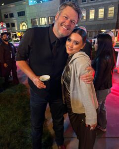 Dia Frampton Instagram - What a wild and beautiful night. I'm so grateful and honored to be a part of @blakeshelton ‘s very last show on @nbcthevoice ❤️ I can't believe it's been twelve years since I hit that stage. I was just 22 years old and scared shitless the entire time. Blake always made me feel safe and capable and hopeful. 12 years. Wow. Time really does fly. So many memories came back to me when I walked on stage. Even the smell of the sound stage was so familiar. Like artificial rain and cold cement and fog machines. I weirdly love that smell. I feel like it'll be futile to try to express how much Blake means to me and how drastically he has changed my life... I honestly don't know where to start. I love Blake. His kindness, generosity, humor, empathy and talent have touched many people across the world. I'm so grateful to have shared the stage with him and to have spent time with him on the road. Love you, man! ❤️ Huge shoutout and thank you to: @thevoicewardrobe & @voiceglam @theadorable1 @hairbyregina for the fabulous hair, makeup and glam. 🥰🥰🥰