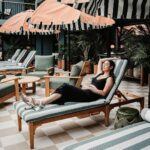 Dia Frampton Instagram - Summer in Los Angeles 🤍☀️ 📷 @megframpton Pool Hangs @palisociety #palihotelhollywood