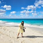 Dian Sastrowardoyo Instagram – Nassau. Cabbage Beach, Nassau, Bahamas