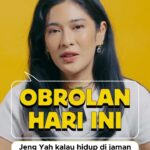 Dian Sastrowardoyo Instagram - @therealdisastr is reimagining Jeng Yah, a.k.a her revolutionary character on the recently-aired series, Gadis Kretek, if she ever lived in the present year. Who else have watched the series?👀 - #USSFeed
