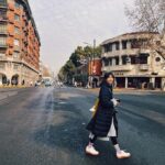 Diane Lin Instagram - 手放在戶外不久就會凍僵 導致打字變很慢 得趕快放在腋下或是口袋裡 不過乾冷的冬天實在不錯 睫毛隨便夾都可以翹一整天 但穿很多就不想在外面上廁所 路上的狗狗咚咚咚咚走跳 有些也穿上羽絨衣 不過我想他們應該是喜歡這種天氣的 霧霾讓整個城市更魔幻 任何驚奇的事都可能發生 但最令人驚訝的絕對是這裡的人們那種見怪不怪的態度 ：「哦，沒事兒。」 直球對決 開心與不開心 都不在思考範圍內 再怎麼說 無論多冷 只要有太陽就覺得幸福 城市是活著的 你可以清楚感覺到 她的呼吸 供給了一切養分 給踏上這兒的旅人 生命於此 都攪和在一塊了 #順便分享襪子跟狗狗