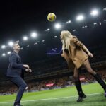 Diletta Leotta Instagram - Last night ✨ #MilanJuve #dazn San Siro Stadium, Milan