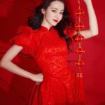 Dilraba Dilmurat Instagram - #春晚#牛年如意祝你们万事顺意，身体健康，平安幸福～☺️