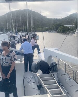 Dilruk Jayasinha Instagram - Boat people! One of the highlights of this season of Utopia was the trip to Cairns for last week’s ep. Here’s some of the BTS silliness including some boudoir-esque photographer skills of @jacksontozer. #UtopiaABC @workingdogprod