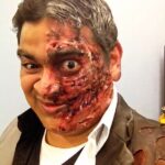 Dilruk Jayasinha Instagram - I didn’t dress up for Halloween this year but since I’ve seen a few people post older pics I decided to dig up my best effort from 10 years ago when I lived “long enough to become the villain” @c31melbourne show Live On Bowen. Massive shoutout to the incredible @morgan.tc for her magical makeup work.