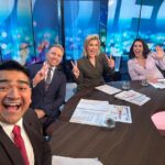Dilruk Jayasinha Instagram - Thank you to the @theprojecttv for inviting me to guest host tonight’s show. Had an absolute blast with Hamish Sarah & Rachel. And yes I’m aware of what my outfit looked like.