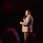 Dilruk Jayasinha Instagram - Last Friday night! Some incredible shots by @nickmickpics at the @justforlaughs_syd gala show at The Sydney Opera House. An absolute dream gig! Thanks one and all!