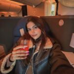 Dimpi Sanghvi Instagram - Hyderabad ➡️ Frankfurt Experiencing the epitome of luxury at 30,000 feet with Lufthansa Business Class ✈️✨ @lufthansa #LufthansaBusinessClass #Lufthansa #LufthansaNewRoute #LufthansaB787 #TravelGoals #DimpiSanghvi #LufthansaHyderabadToFrankfurt #DimpiTravelDiaries #Germany