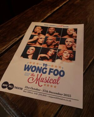 Divina De Campo Instagram - Went to @hopemilltheatre to watch #toowongfoo by Douglas Carter Beane last night and what a beautiful production! 

The Gurls are great and the cast put on such a camp show, it’s a great adaptation of the original screenplay and the songs are fab, I left humming which is always a good sign. 

It runs at Hopemill till mid December go and see it! I’m pretty sure it has a life after this. It’s a lot of fun with some great heart. 

The band are cracking as well headed up by my mate @andrewhiltonmd ❤️❤️❤️

@ghaney22 
@lewisflinn 
@leeharriscreative 
@petercaulfield 
@pablogomezj 
@carolynmaitland 
@samantha_bingley 
@theo.maddix 
@duncanburtstagram 
@nataliedayuk 
@ayeshacarley 
@scotthunter.93 
@arthurhboan 
@alexanderkranz_ 
@jamil_abbasi 
@megandtruin 
@emily.ooi 
@jermainewoods 
@susiefenwick 
@janemcmurtrie 
@thebradsimmons 
@bobcarrrrr 
@theotambourinikay 

#theatre #drag #dragraceuk #show #musicaltheatre #manchester