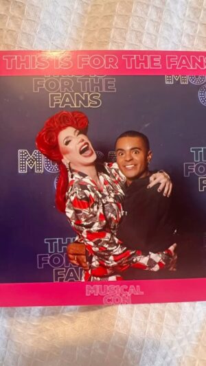 Divina De Campo Instagram - Just found this from @musicalconwestend in my bag. 

What a treasure @laytonwilliams is and I love that his mouth is smiling while his eyes are screaming help me! 

❤️❤️❤️