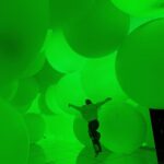 Dixie D'Amelio Instagram - blue🦋🦕👥🌐🫐balls teamLab Planets TOKYO / チームラボプラネッツ