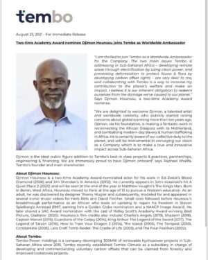Djimon Hounsou Instagram - 🙏🏿