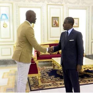 Djimon Hounsou Instagram - @teddynguema thx 4 the amazing time #equatorialguinea 🇬🇶 much love